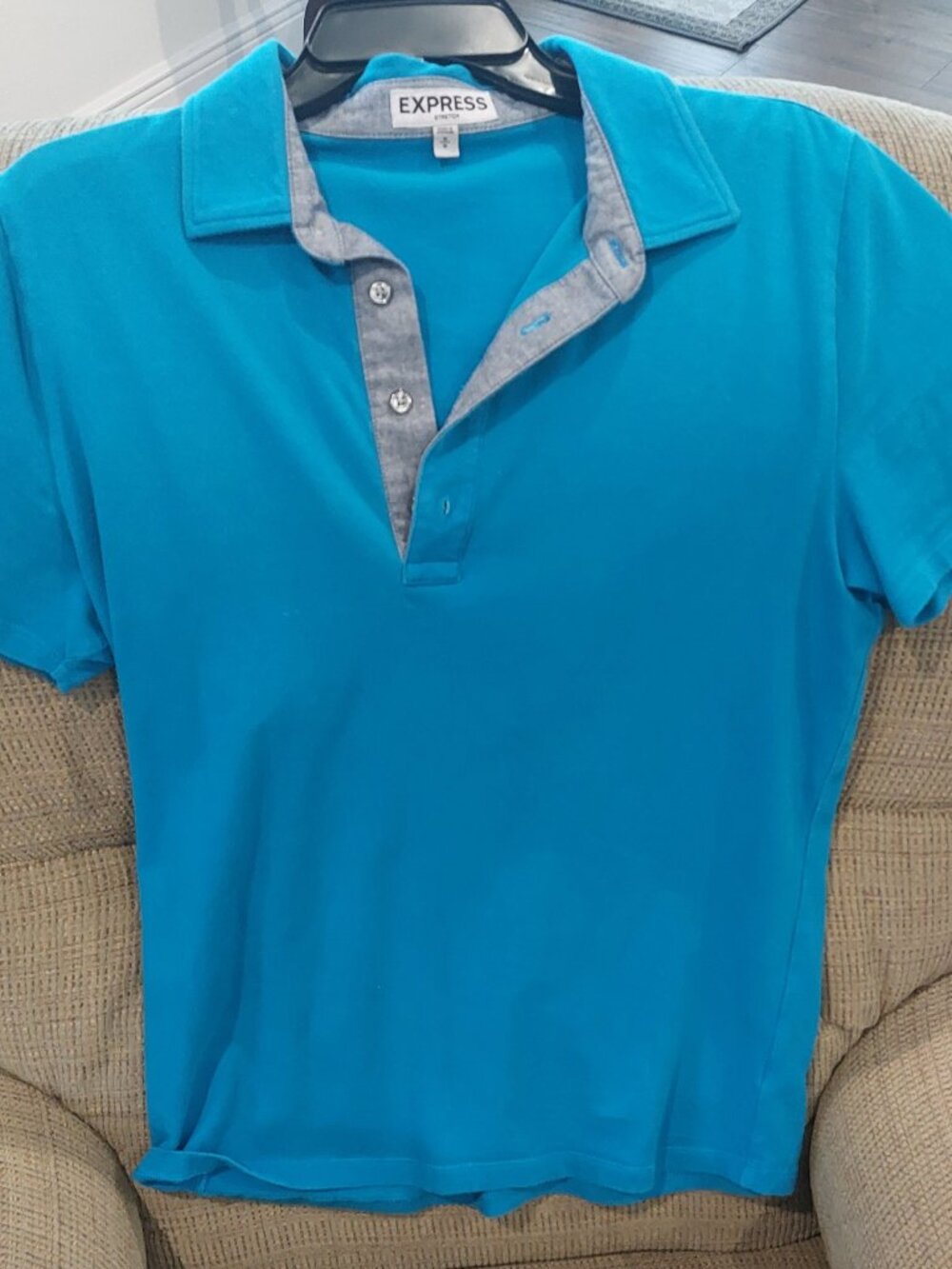 Express Medium Blue Polo